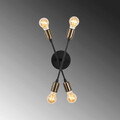 Aplica de perete, Tatum, 584TTM1974, Metal, Negru