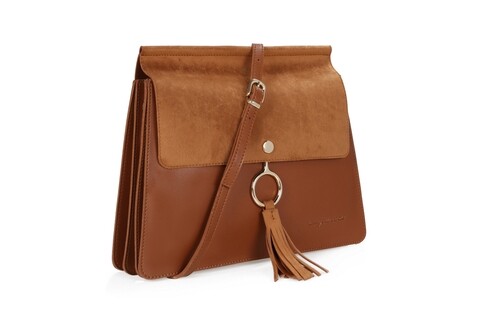 Geanta Beverly Hills Polo Club, 601, piele ecologica, maro 601