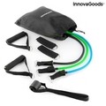 Set 3 benzi de rezistenta cu accesorii si ghid de exercitii, Tribainer InnovaGoods, latex