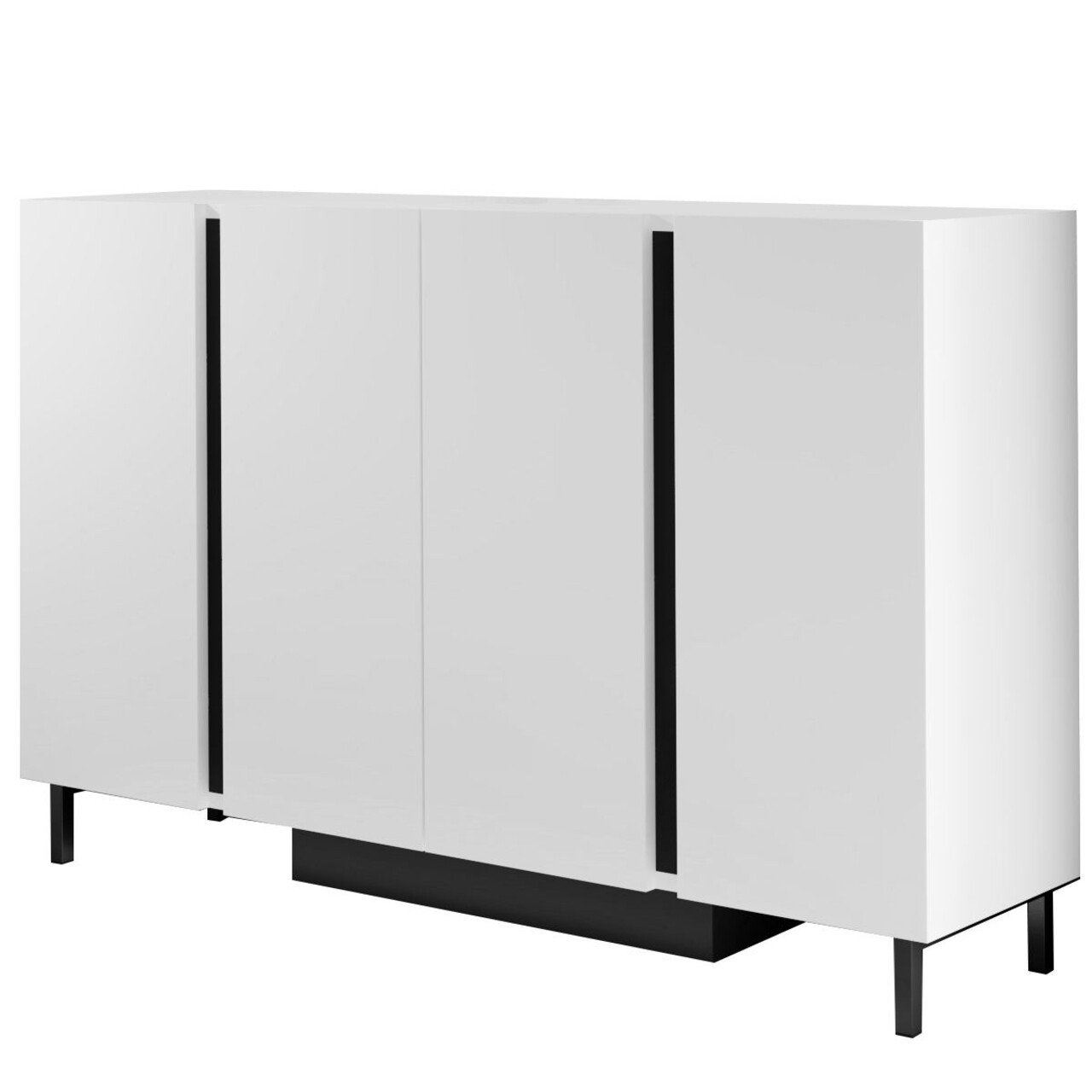 Consola, Hanah Home, Paris, 127x80x32 cm, Alb - imagine 5