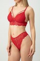 Set lenjerie intima sutien si chiloti, 999MRE1705 - 80, Miorre, 90% poliamida/10% elastan, Rosu