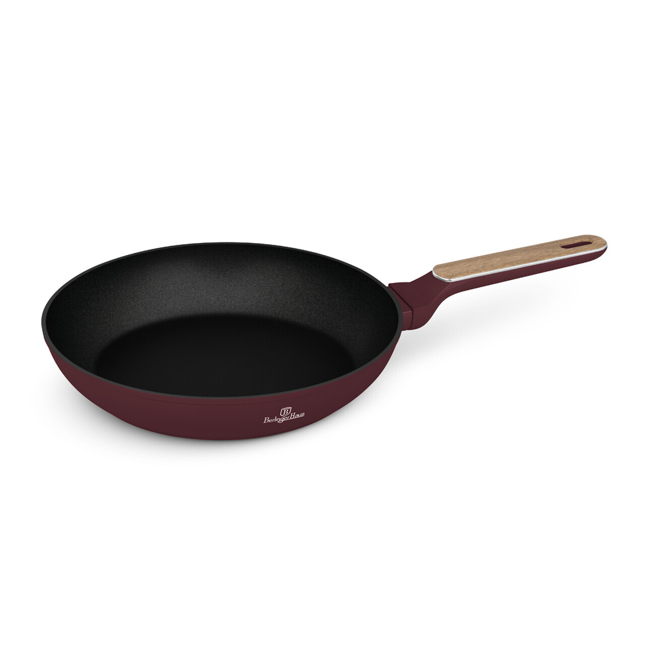 Tigaie Berlinger Haus, Leonardo Nordic, 28 cm, 2.4 L, aluminiu forjat, visiniu mat - imagine 9