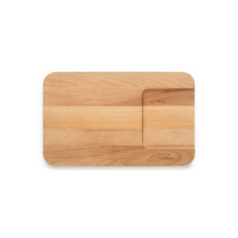 Tocator pentru legume, Brabantia, Profile, 40x25x1.8 cm, lemn de fag, natural