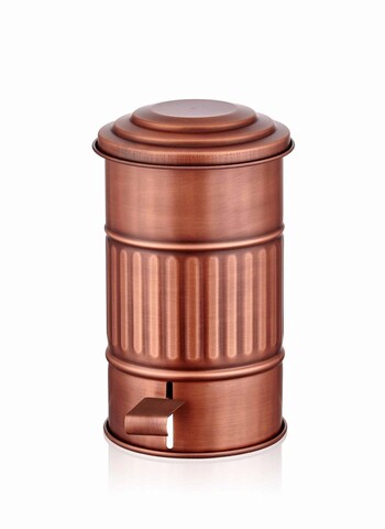 Cos de gunoi, mia, mgl0014, 17x17x31 cm, metal, cupru