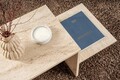 Masuta de cafea, Nordure, Harmony, 80x40x40 cm, Travertin