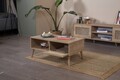 Masuta de cafea, Wolina, Goose, 55x100x45 cm, Corp: PAL 100% MELAMINAT, Stejar
