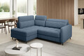 Coltar extensibil stanga 3 locuri ELTAP, LT-40RAQ, Barea, 208x160x100 cm, lemn/poliester, albastru