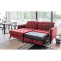 Coltar extensibil stanga 3 locuri ELTAP, Lore-35, Lorelle, 225x160x105 cm, lemn/poliester, gri deschis