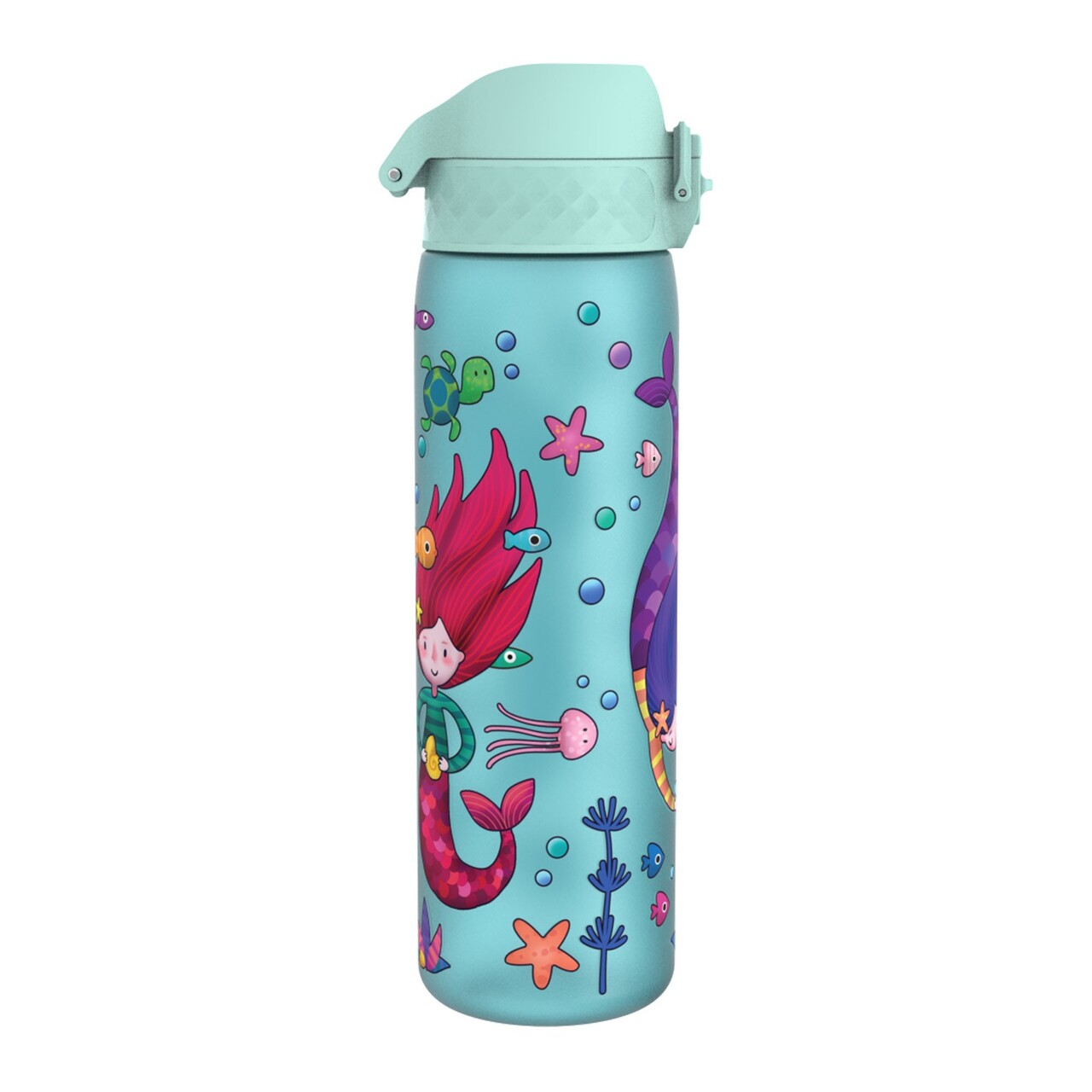 Sticla apa pentru copii Slim, recyclon, 500ml, Mermaids - Ion8 - imagine 4