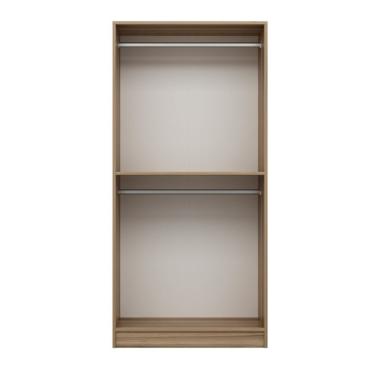 Dulap pentru haine, Hanah Home, Nisa, 90x210x52 cm, Dore — imaginea 7