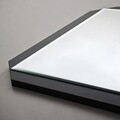 Oglinda decorativa, Neostill, Carre, 70x70 cm, PAL, Negru