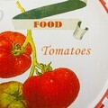 Platou decorativ Tomatoes, Creaciones Meng, 33 cm, metal