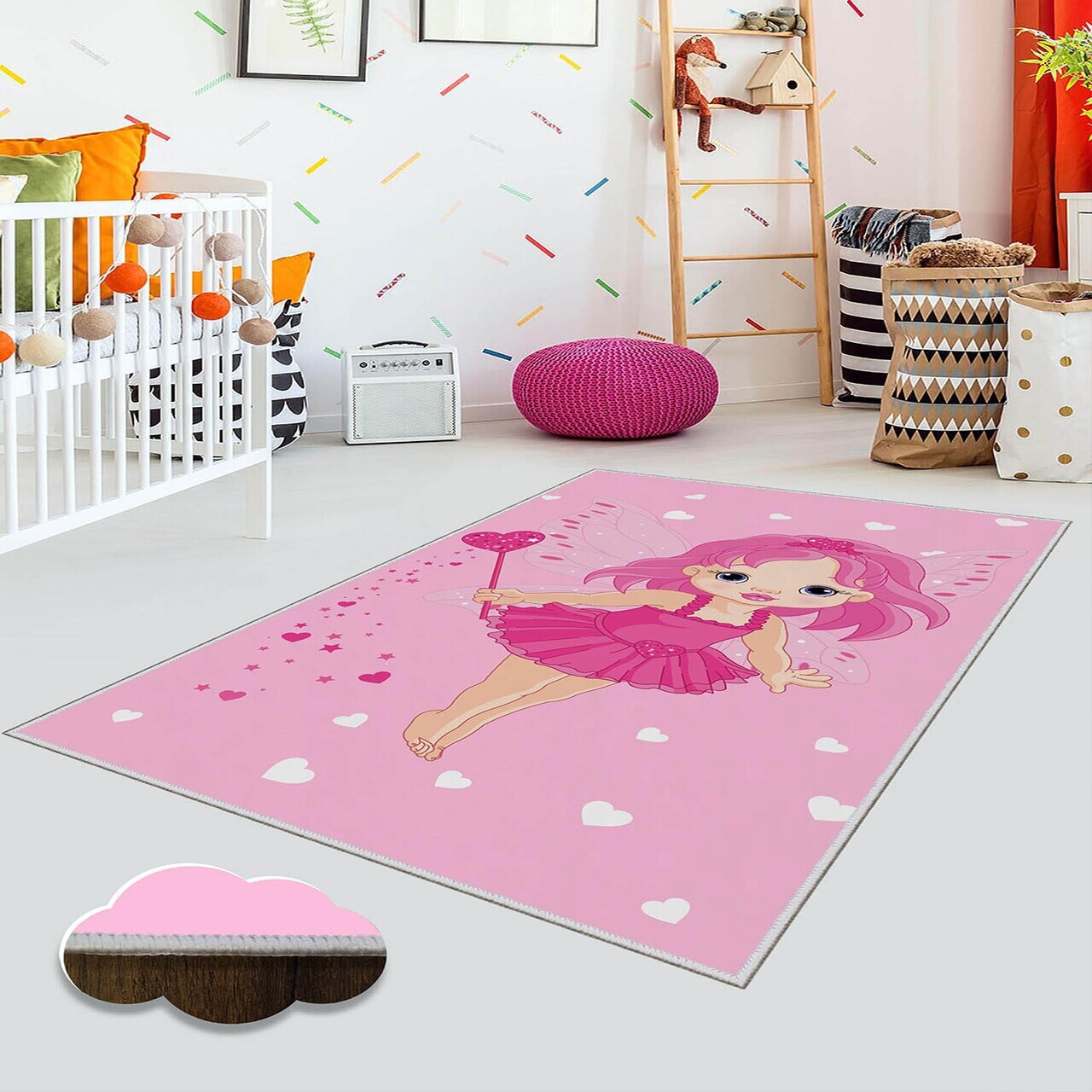 Covor Eexfab886 100x150 cm Poliester Multicolor