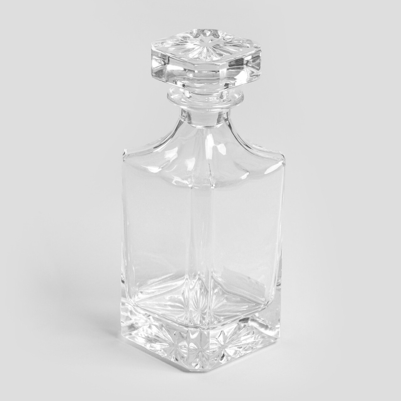 Sticla pentru whisky Puerto, Homla, 9x9x22.2 cm, 750 ml, sticla, transparent - view 2