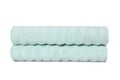 Set 2 prosoape de baie 406, Beverly Hills Polo Club, 70x140 cm, bumbac, albastru petrol deschis