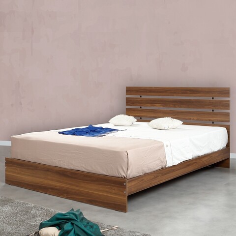 Pat dublu, Comforty, Fuga 150, 155x100x205 cm, PAL, Maro
