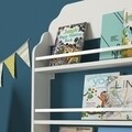 Biblioteca Montessori, Tera Home, 80x12x120 cm, alb