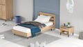 Set dormitor pentru copii, Locelso, ON22-S, Stejar