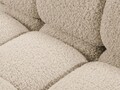 Sezlong living dreapta 1 loc, Bellis-213, Micadoni Home, 155x94x70 cm, tesatura boucle, bej deschis
