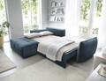 Coltar extensibil stanga 4 locuri ELTAP, LT-40MAN, Campo, 265x196x88 cm, lemn/poliester, albastru inchis