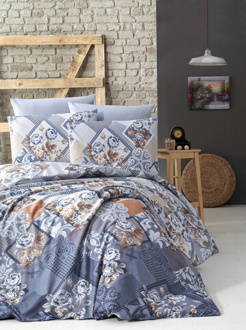 Lenjerie de pat pentru o persoana single xl (de), diana, victoria, bumbac ranforce