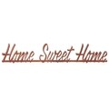 Decoratiune de perete Sweet Home, Creaciones Meng, 80x15 cm, fier/metal