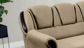 Coltar extensibil dreapta 3 locuri ELTAP, L-036, Lord, 243x180x112 cm, lemn/poliester, maro deschis/negru