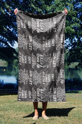 Prosop de plaja, Astacura, My Hand Faster 70, 70x130 cm, 70% poliester/30% poliamida, Multicolor