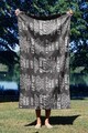 Prosop de plaja, Astacura, My Hand Faster 70, 70x130 cm, 70% poliester/30% poliamida, Multicolor