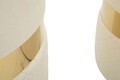 Set 2 taburete cu spatiu depozitare Sheffild, Mauro Ferretti, 37x42 cm, 28x35 cm, fier/MDf/poliester, crem