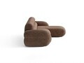 Coltar dreapta 4 locuri, Neo, Micadoni Home, 305x165x83 cm, tesatura Chenille Silencio, maro