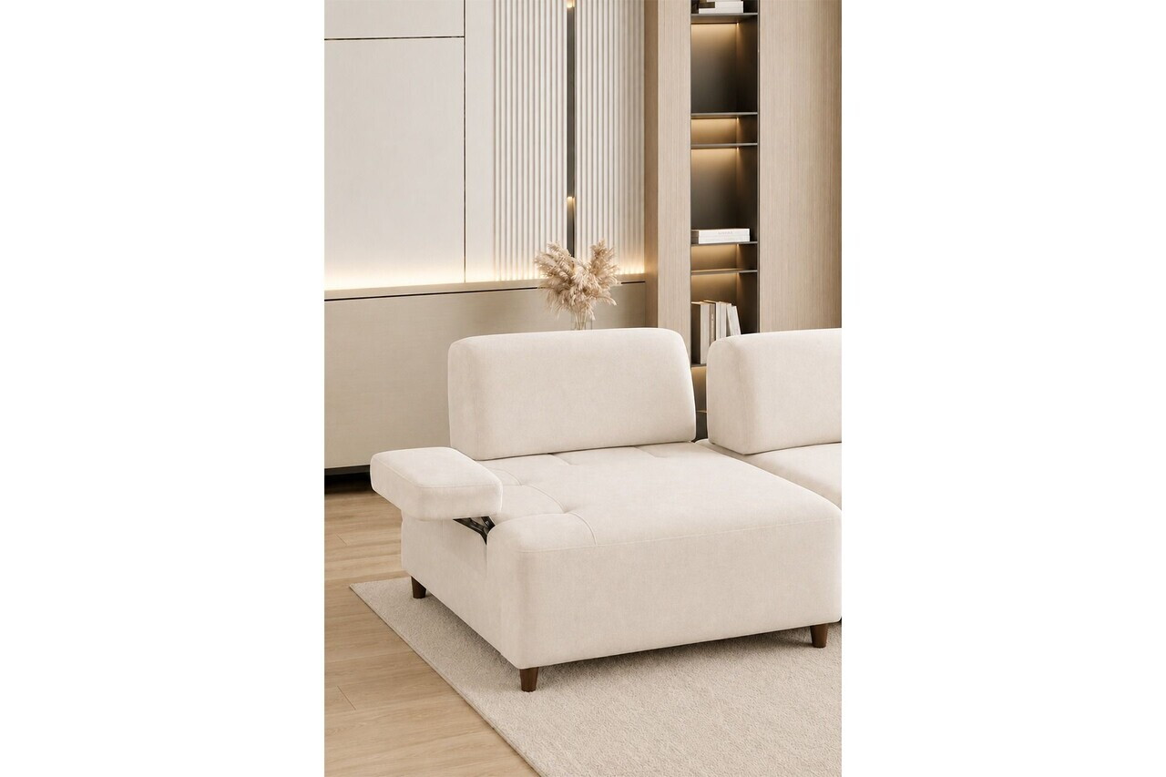 Canapea cu 4 locuri, Atelier del Sofa, 560ARE5355, Crem — imaginea 2