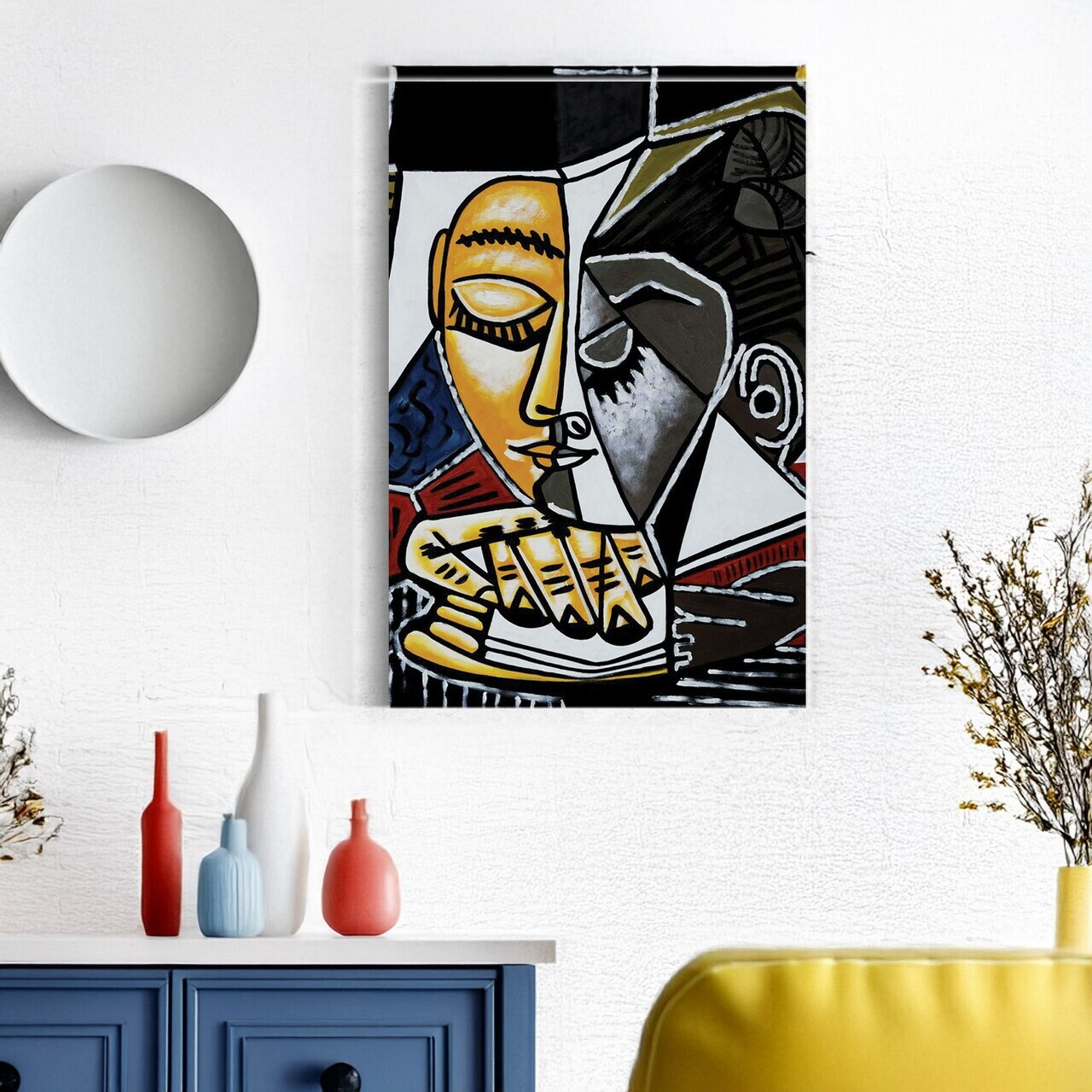 Tablou decorativ, A69CVS-243, Dimensiune: 60 x 90 cm, Multicolor