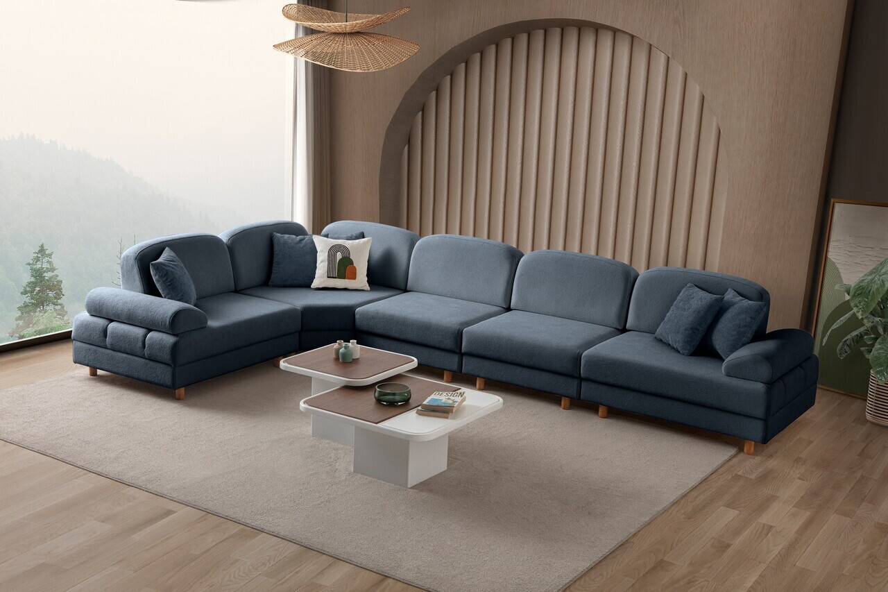 Coltar, Atelier del Sofa, 752EST1444, Albastru navy — imaginea 4