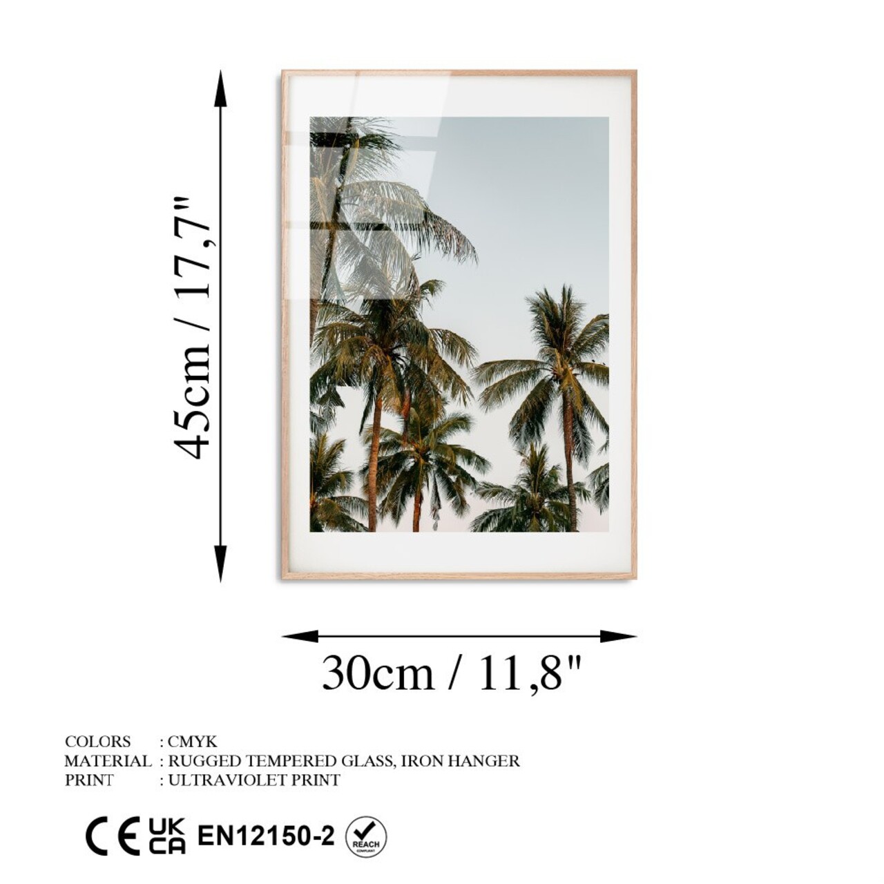 Tablou decorativ, UV-1049, 30 x 45 cm, Multicolor - view 7