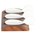 Platou pentru aperitive, Tuscan I, 18 x 9 x 2.5 cm, lemn de salcam, natural