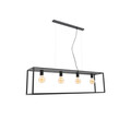 Lustra ELTAP, Furtim, 122x23x120 cm, 4xE27, 15W, otel, negru