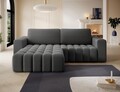 Coltar extensibil stanga 4 locuri ELTAP, Bon-21, Bonett, 250x175x92 cm, lemn/poliester, gri