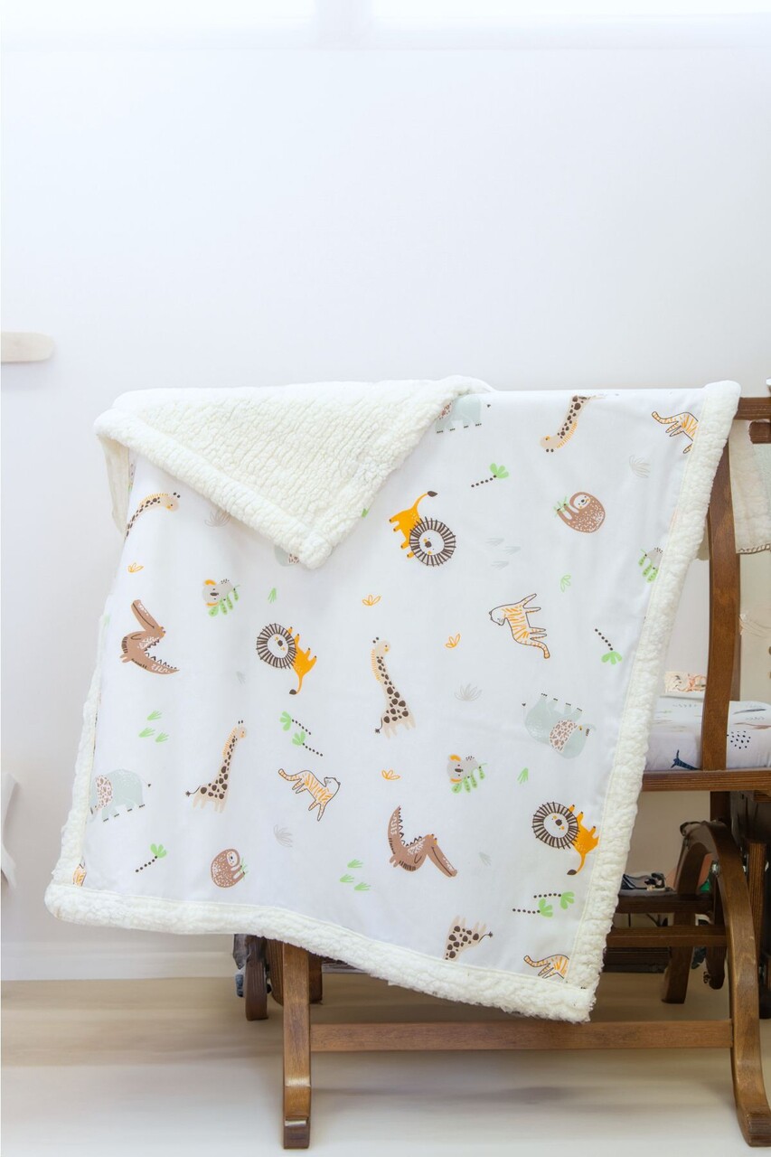 Patura pentru bebelusi, Jungle, Wheeppo, Bumbac Ranforce