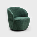 Fotoliu Svingen Faso, Homla, 65.5x77x69 cm, MDF/catifea din poliester, verde