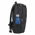 Rucsac pentru laptop si tableta cu iesire usb, Safta, 30 x 43 x 16 cm, nailon/pvc, negru