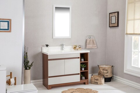 Set mobilier de baie (2 piese), Jussara, Echo 42, Crem Jussara