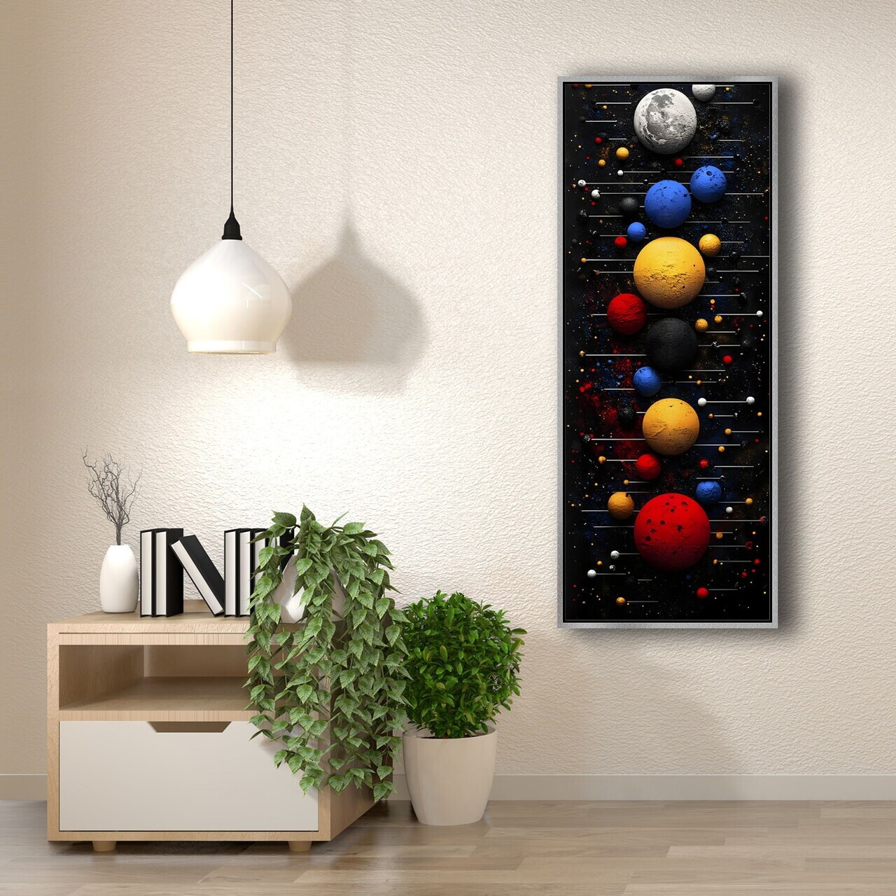 Tablou decorativ, 40100Lcgu-004, Cadru: PVC (Grosime: 5 cm), Multicolor — imaginea 2