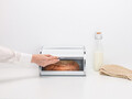 Cutie pentru paine, Brabantia, Roll Top, 31.6x26.5x17.3 cm, otel, alb