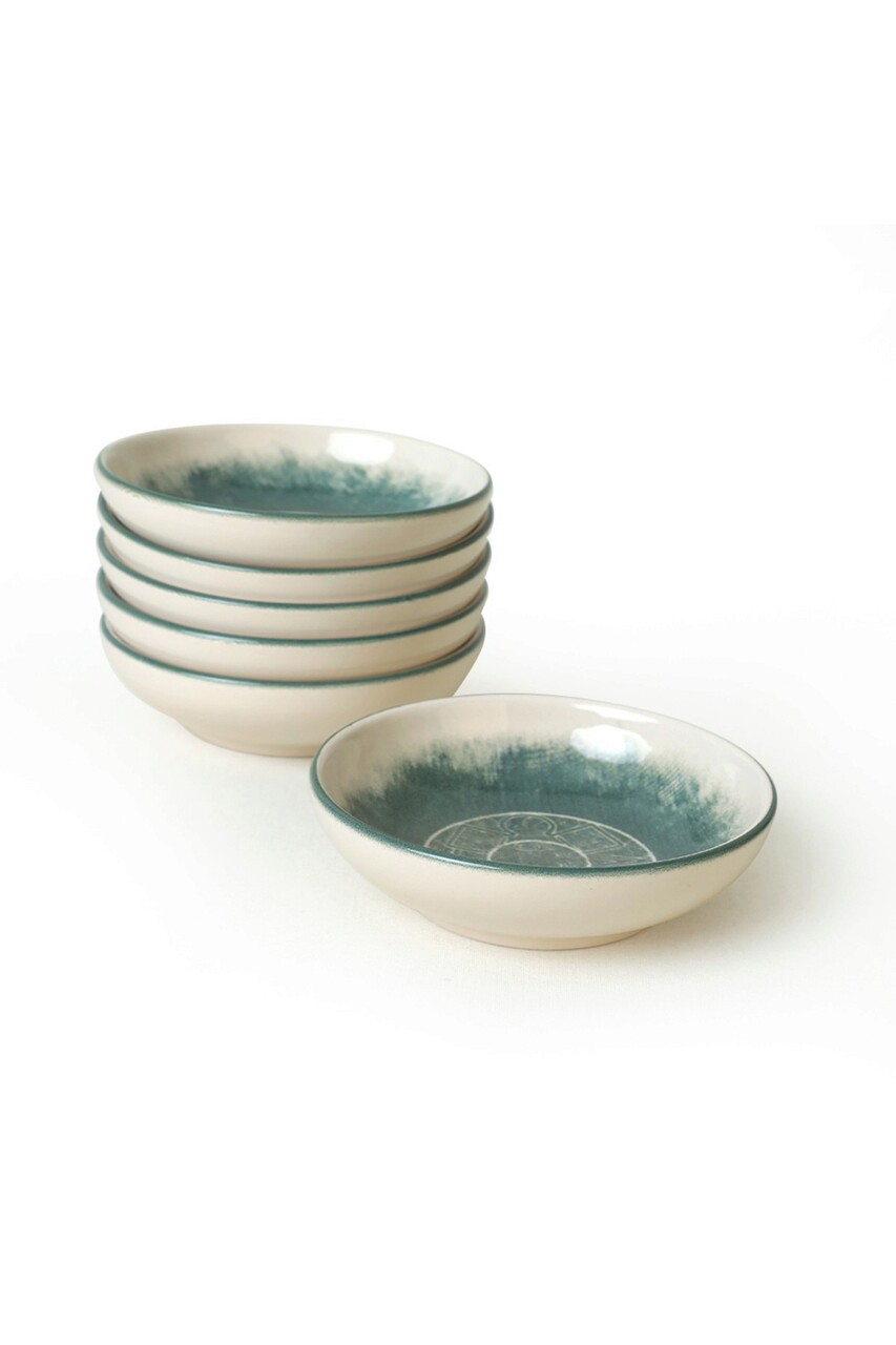 Set boluri pentru sos, Keramika, 275KRM2103, Ceramica , Nu absoarbe apa, Crem - 1 | YEO