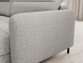 Coltar extensibil dreapta 4 locuri ELTAP, RT-04AUB, Berrto, 306x165x100 cm, lemn/poliester, gri deschis