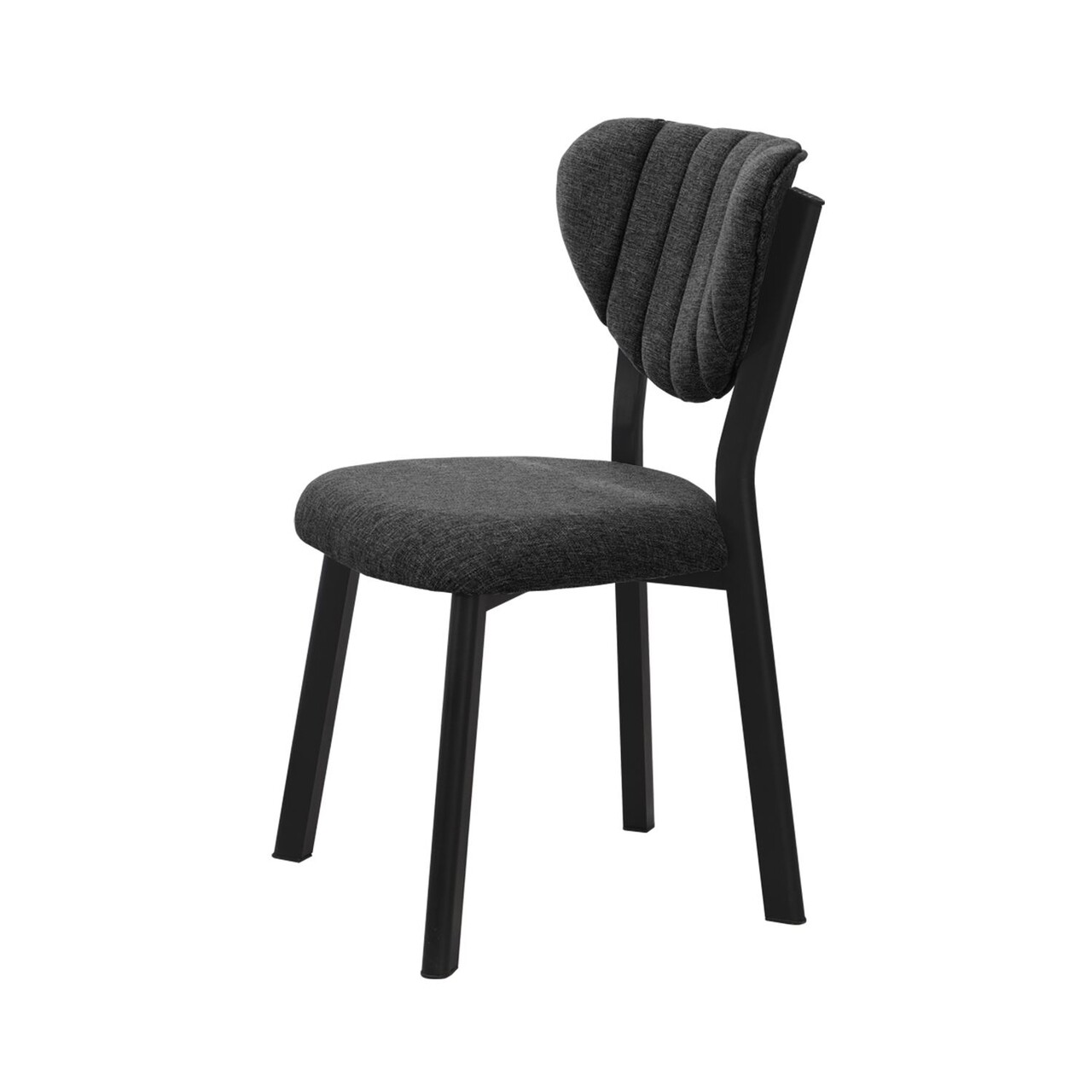 Scaun, Hanah Home, Elma, 47x85x45 cm, Antracit - view 5