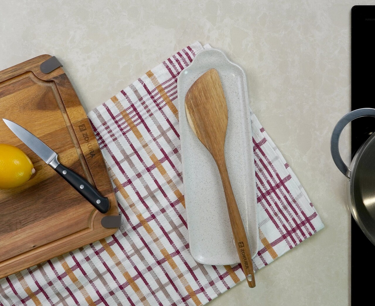 Spatula, lemn de acacia, 32 cm - Zokura - imagine 4