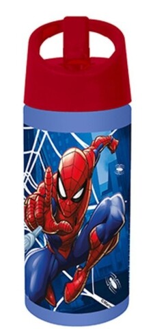 Bidon apa bicicleta Spidey Spiderman, Marvel, 350 ml, polipropilena, multicolor