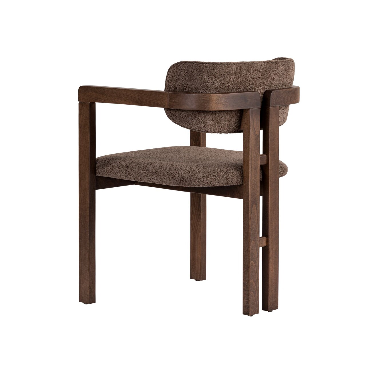Scaun, Hanah Home, Toscana, 54x76x54 cm, Maro / Nuc închis - view 4